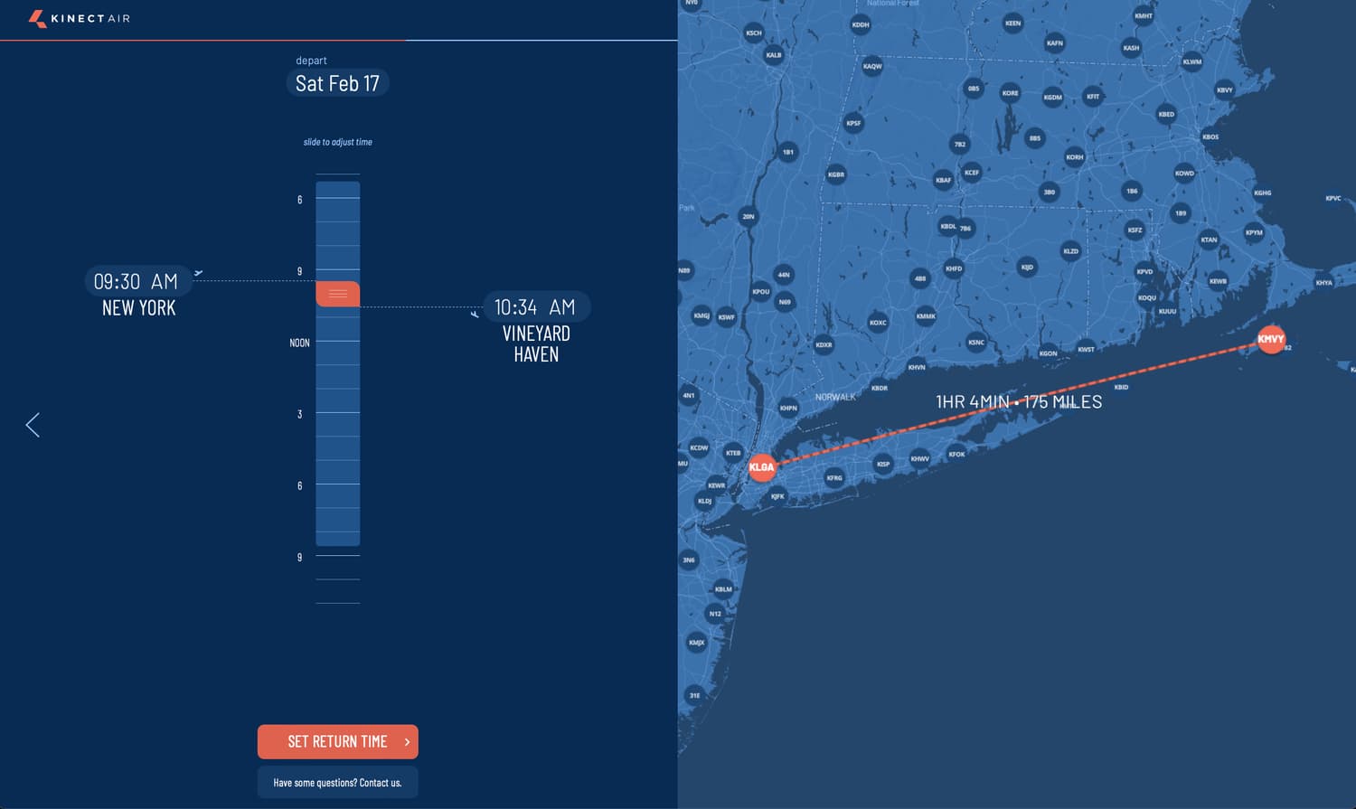 FIG. 02 — Route view — New York to Vineyard Haven